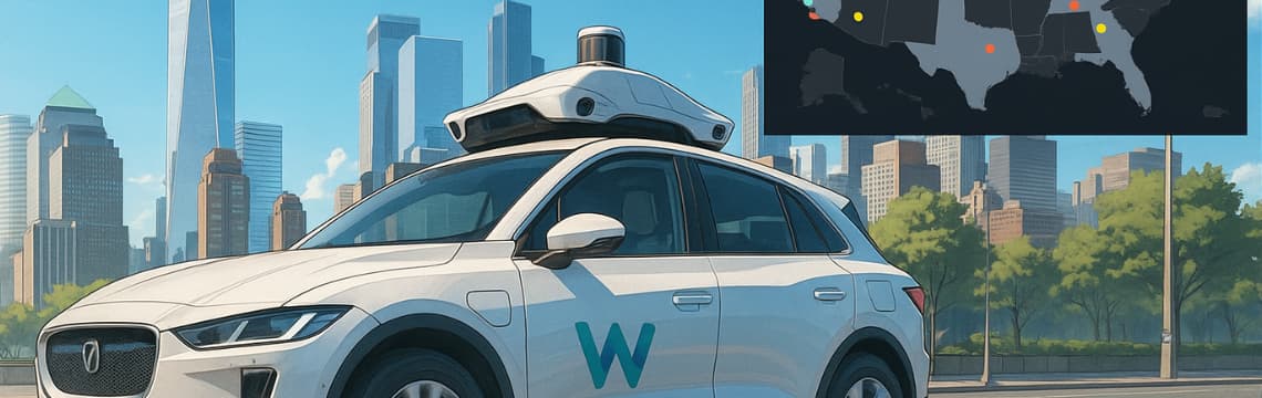 Waymo New York extension Californie