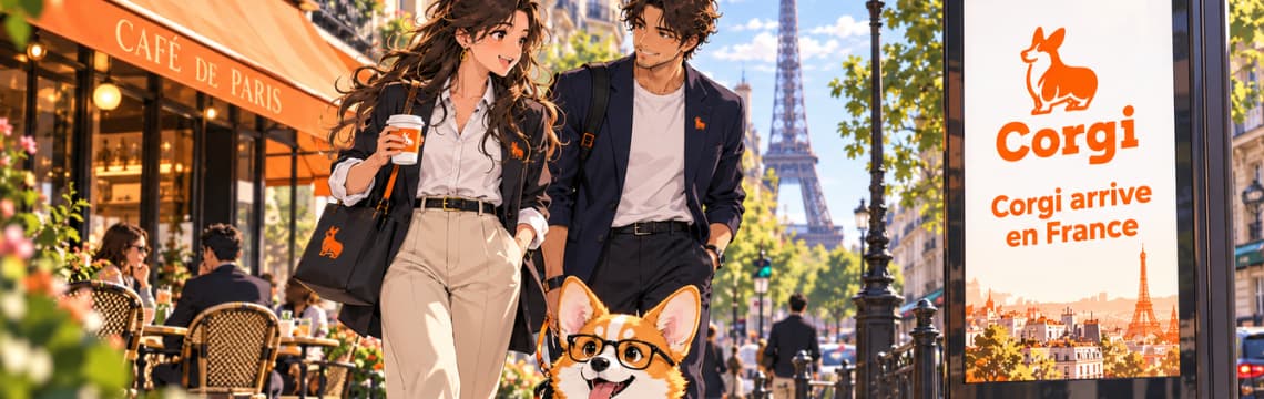 Corgi arrivée France